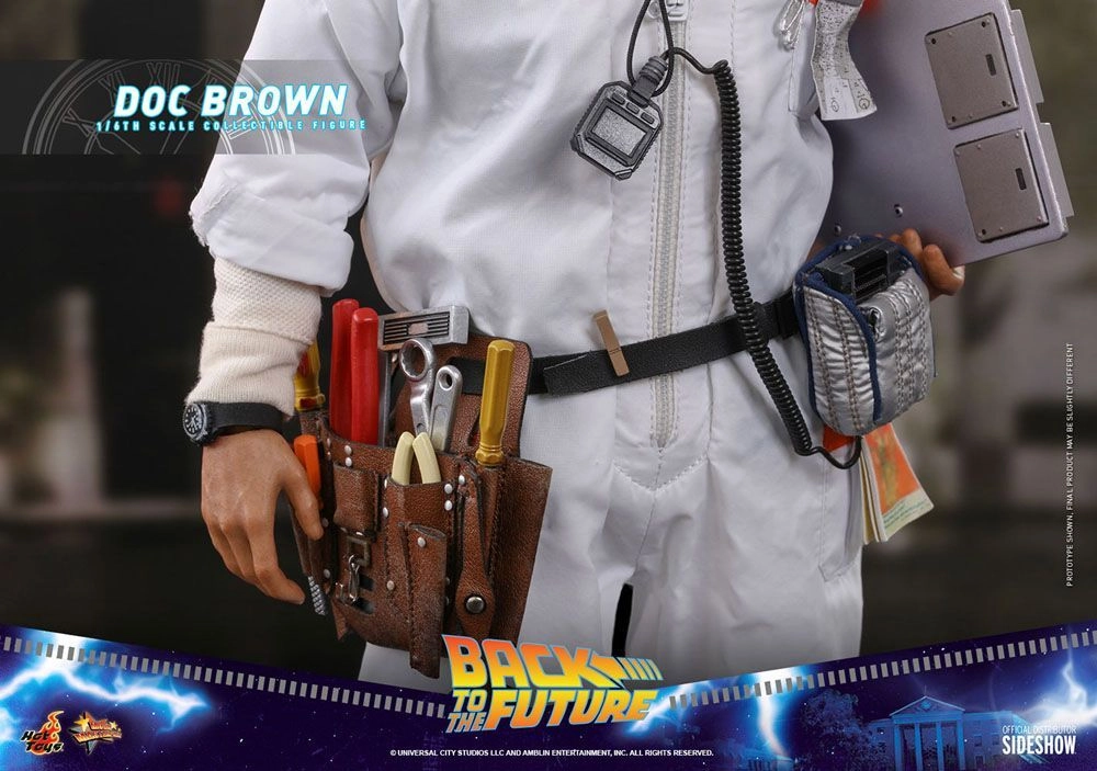 Zurück in die Zukunft Movie Masterpiece Actionfigur 1/6 Doc Brown - 30cm