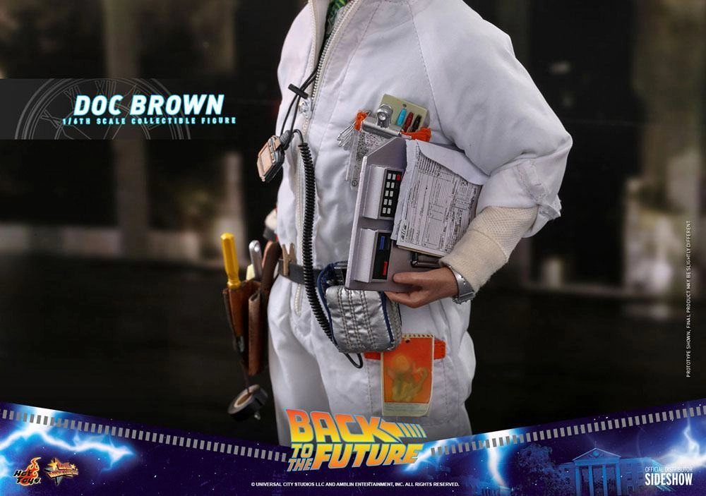 Zurück in die Zukunft Movie Masterpiece Actionfigur 1/6 Doc Brown - 30cm