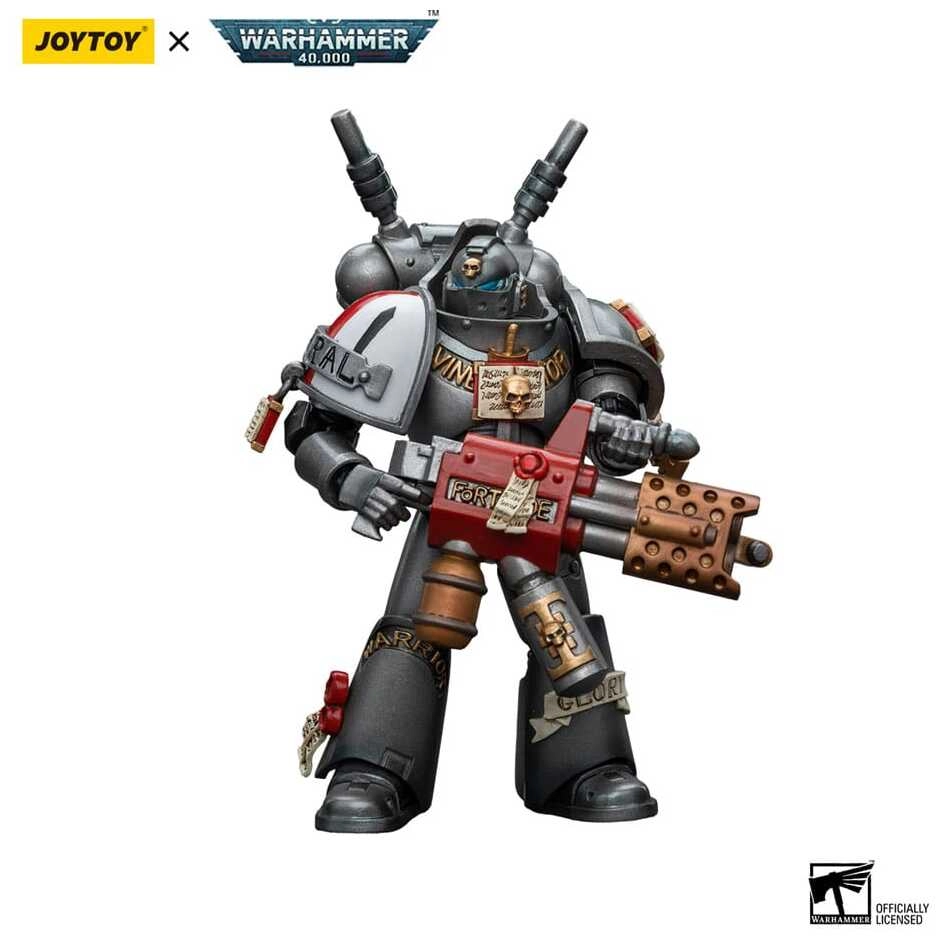 Warhammer 40k Actionfigur 1/18 Grey Knights Interceptor Squad Interceptor with Incinerator - 12cm