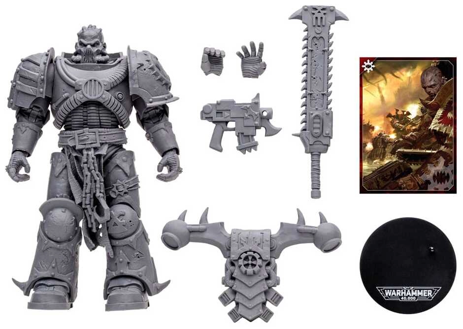 Warhammer 40k Actionfigur Chaos Space Marines (World Eater) (Artist Proof) - 18cm