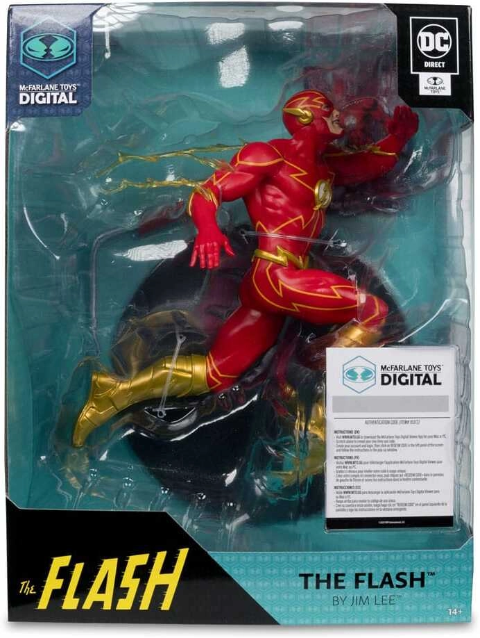 DC Direct PVC Statue 1/6 The Flash by Jim Lee (McFarlane Digital) - 20cm