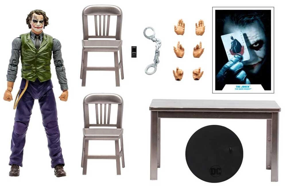 DC Multiverse Actionfigur The Joker (Jail Cell Variant) (The Dark Knight) (Gold Label) - 18cm