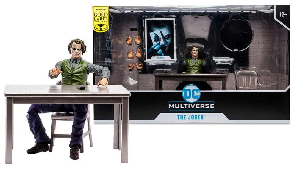 DC Multiverse Actionfigur The Joker (Jail Cell Variant) (The Dark Knight) (Gold Label) - 18cm