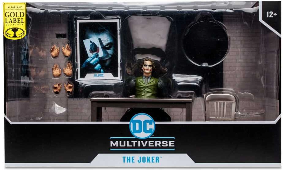 DC Multiverse Actionfigur The Joker (Jail Cell Variant) (The Dark Knight) (Gold Label) - 18cm