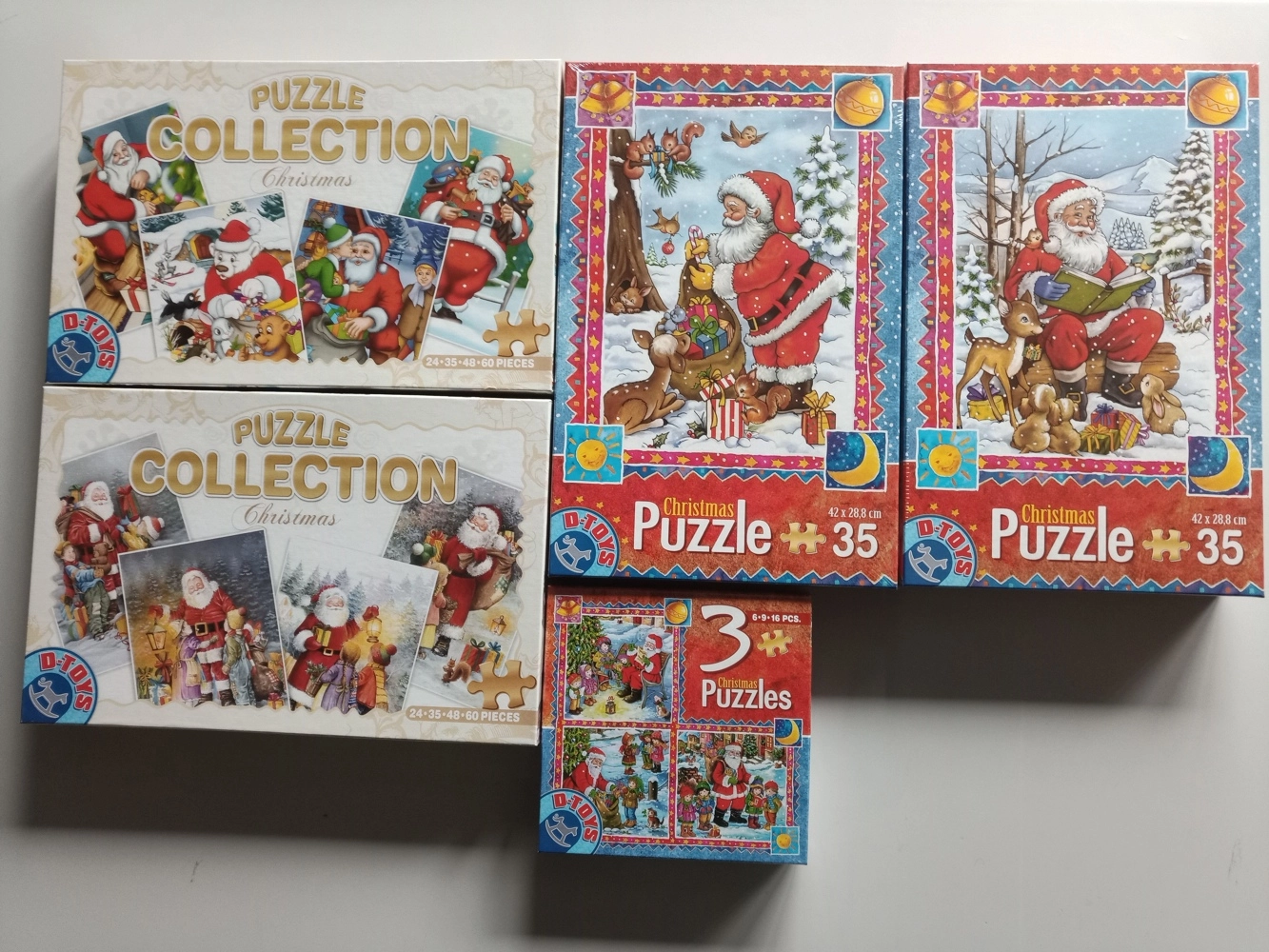 Kinder Weihnachtspuzzle - BUNDLE AKTION - 13 Puzzles