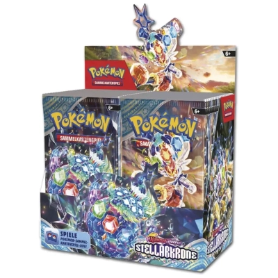 Pokemon - Karmesin & Purpur 7 - Stellarkrone Booster Display (36 Booster) - DE