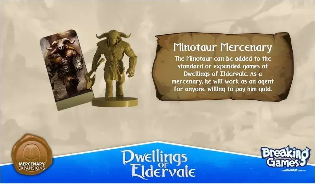 Dwellings of Eldervale - Minotaur Mercenary - Mini Expansion