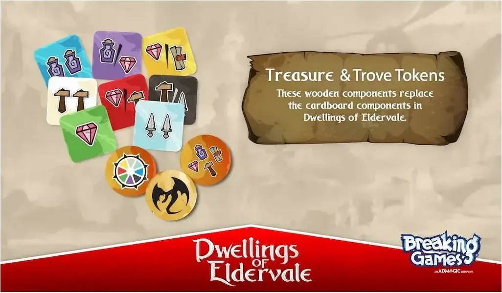 Dwellings of Eldervale - Treasure and Trove Token Upgrade Pack - EN