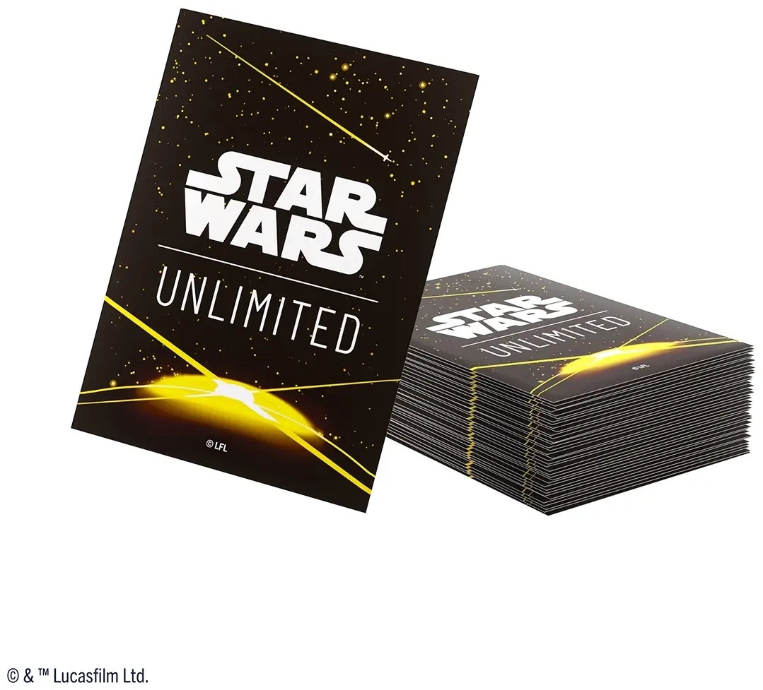 Star Wars: Unlimited Art Sleeves - Card Back Yellow