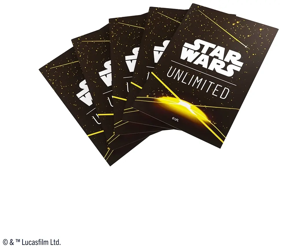 Star Wars: Unlimited Art Sleeves - Card Back Yellow