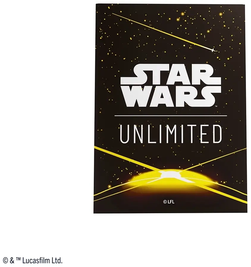 Star Wars: Unlimited Art Sleeves - Card Back Yellow