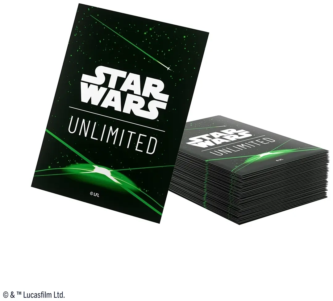 Star Wars: Unlimited Art Sleeves - Card Back Green