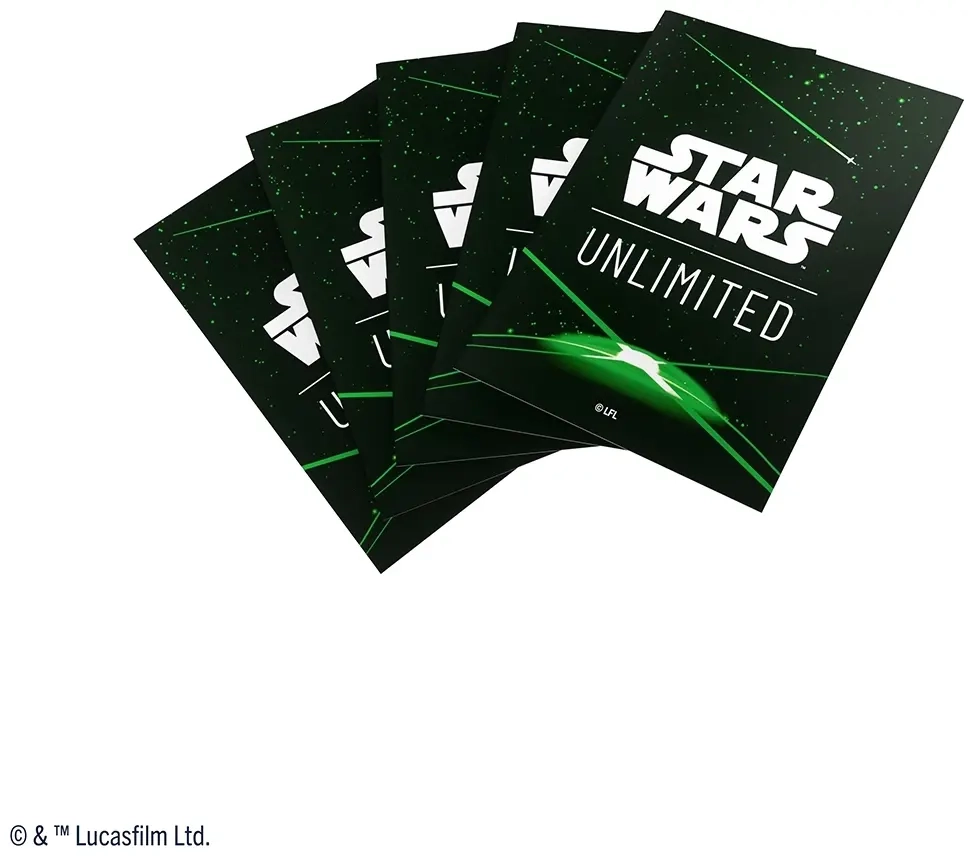 Star Wars: Unlimited Art Sleeves - Card Back Green