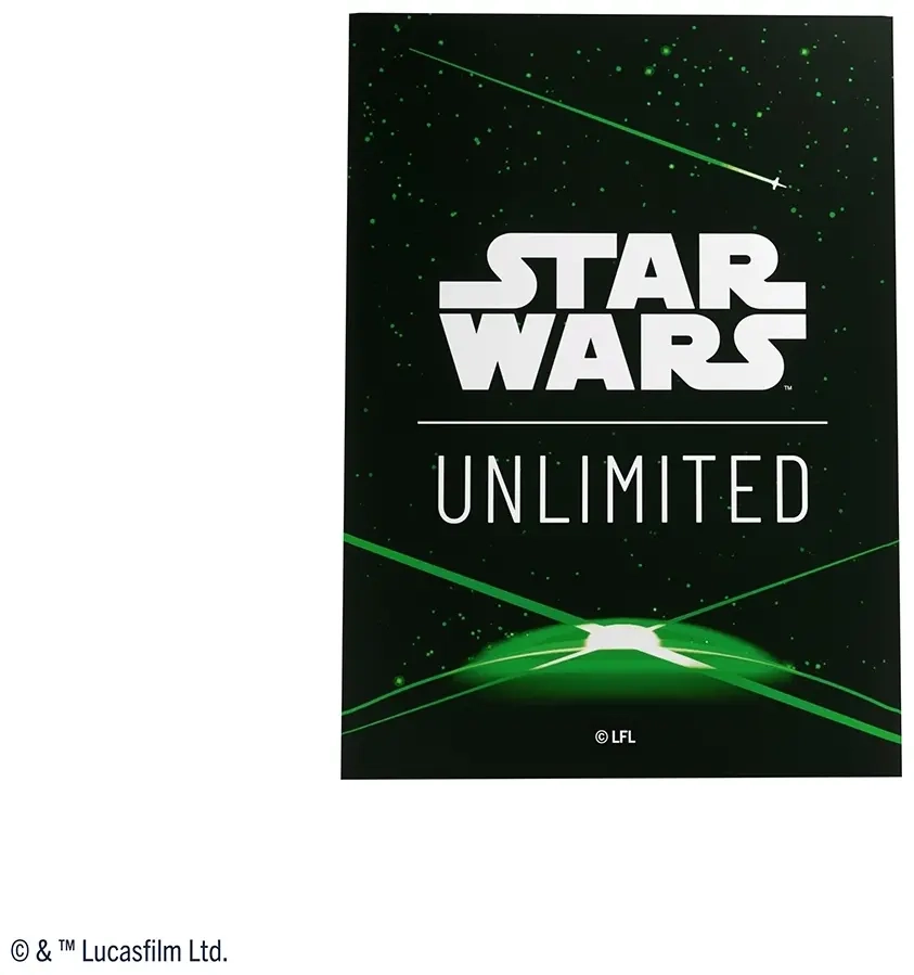 Star Wars: Unlimited Art Sleeves - Card Back Green