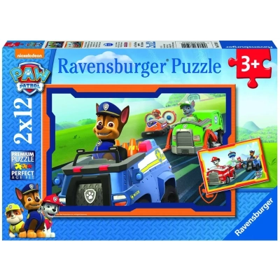 Paw Patrol - 2 Puzzle à 12 Teilen