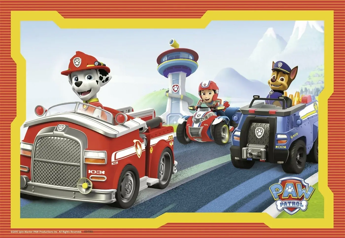 Paw Patrol - 2 Puzzle à 12 Teilen