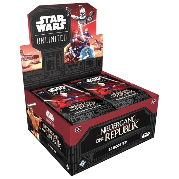 Star Wars: Unlimited - Niedergang der Republik Booster-Display (24) - DE