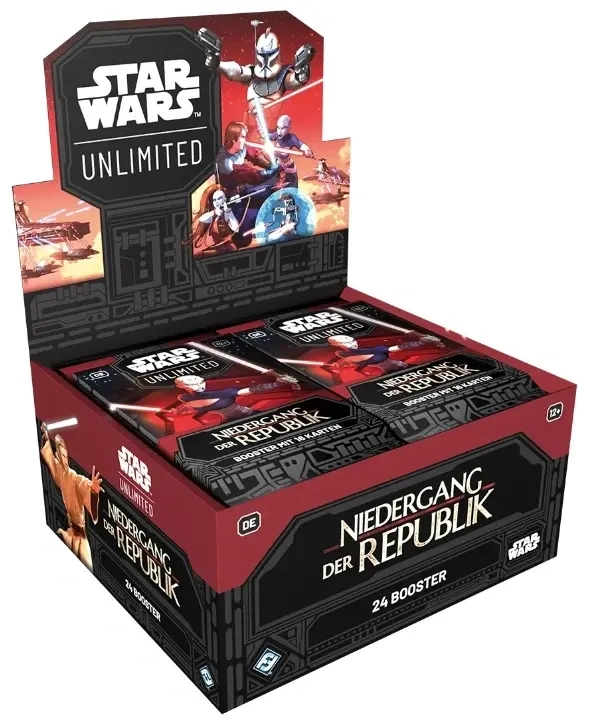 Star Wars: Unlimited - Niedergang der Republik Booster-Display (24) - DE