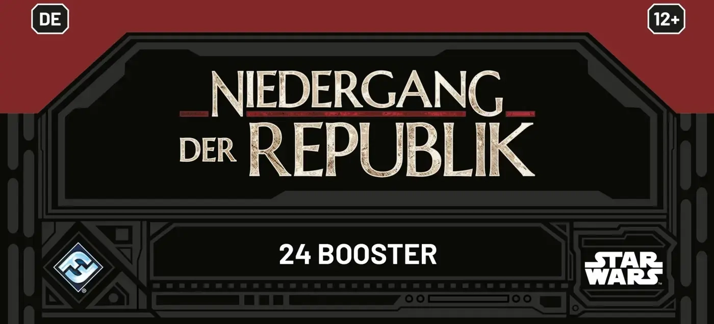 Star Wars: Unlimited - Niedergang der Republik Booster-Display (24) - DE