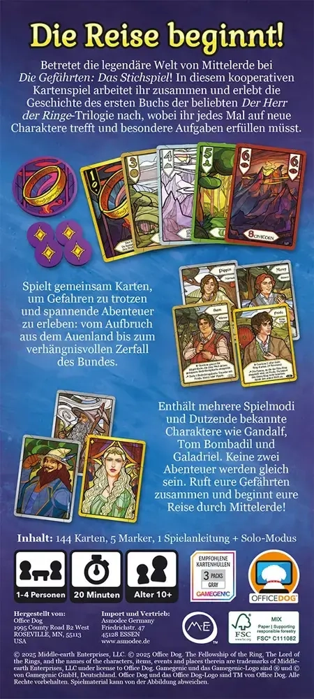 Der Herr der Ringe: Die Gefährten - Das Stichspiel