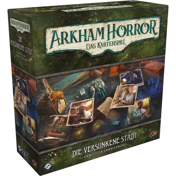 Arkham Horror - Das Kartenspiel - Die Versunkene Stadt (Ermittler-Erweiterung)