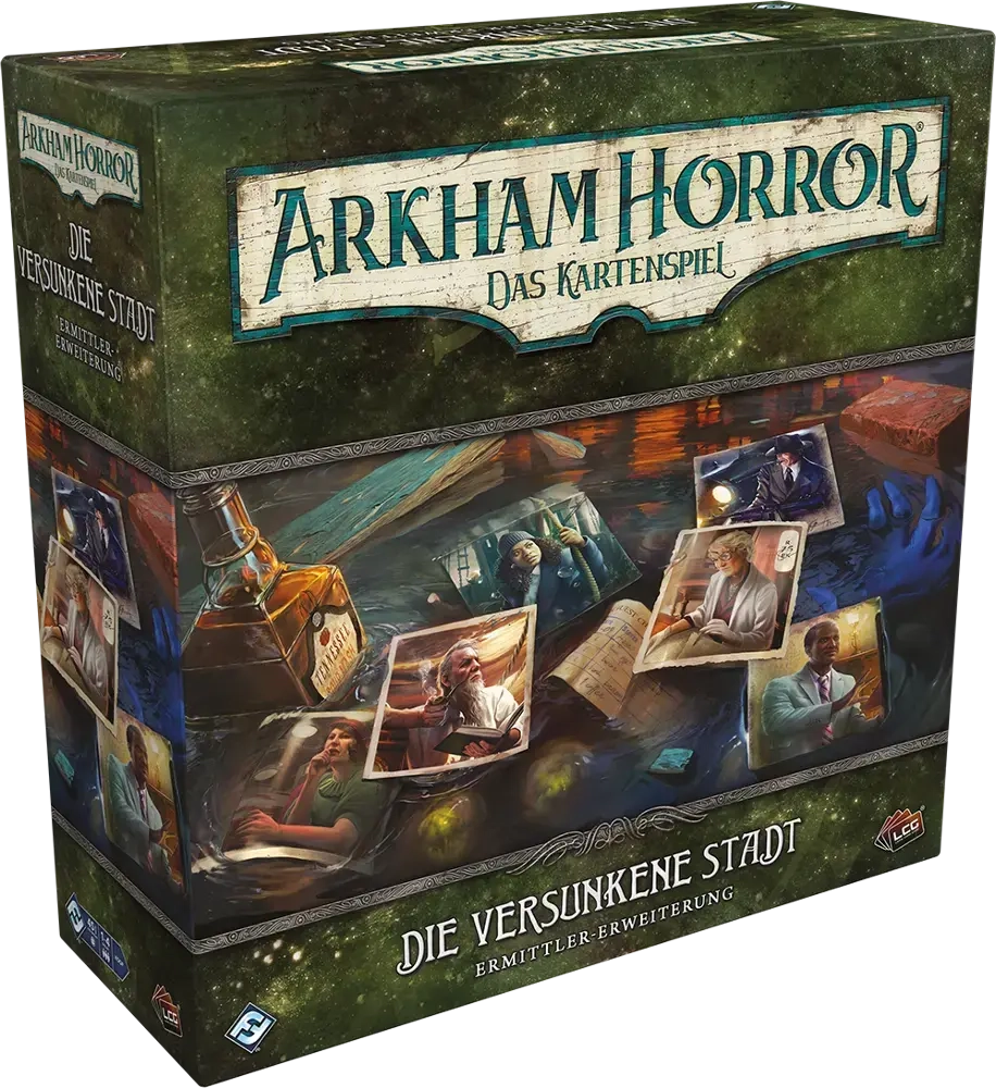 Arkham Horror - Das Kartenspiel - Die Versunkene Stadt (Ermittler-Erweiterung)