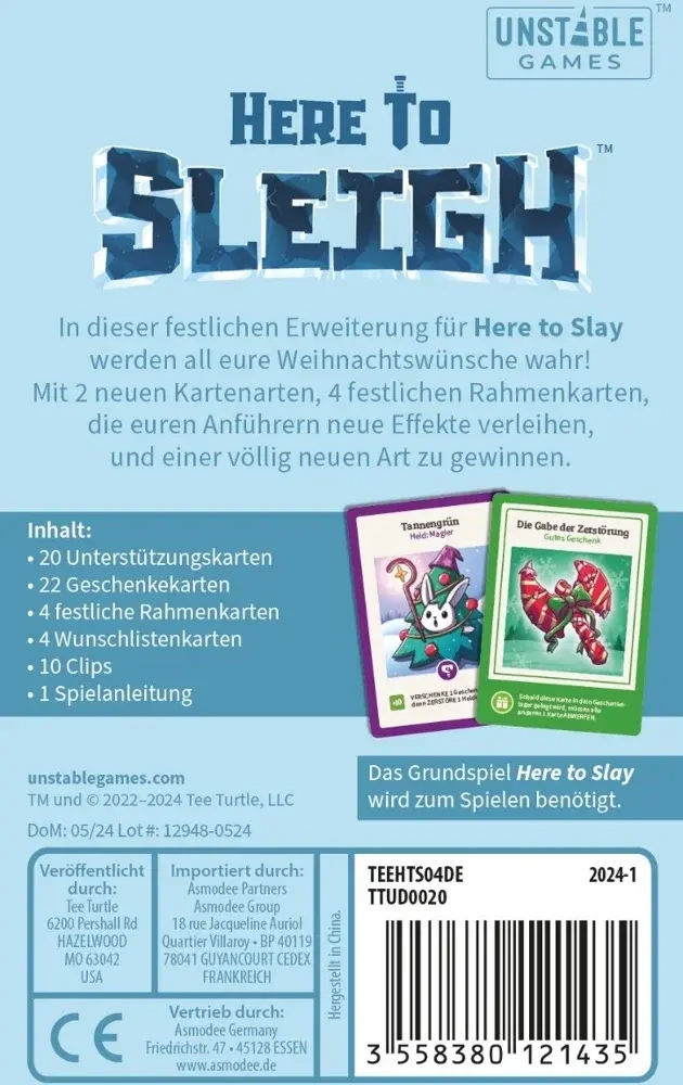 Here to Slay - Here to Sleigh Erweiterung - DE