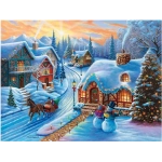 Sunset Christmas Village - XXL Teile