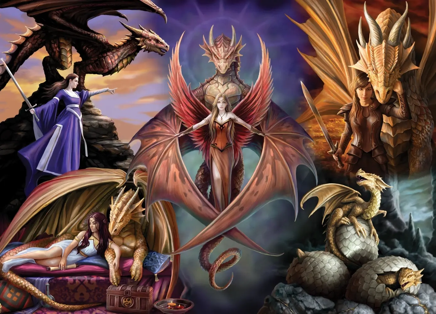 Dragon Fellowship - Anne Stokes