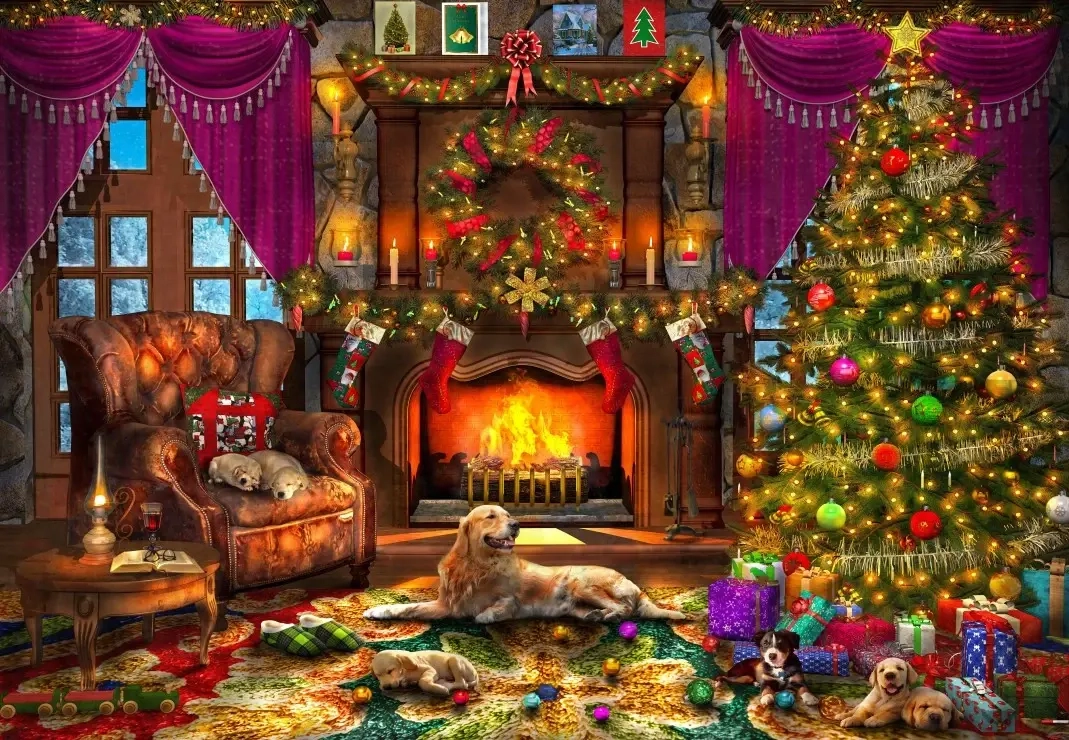 Cosy Christmas Room