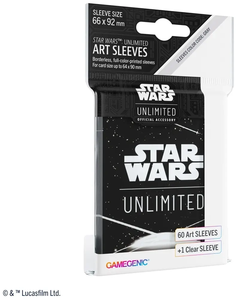 Star Wars: Unlimited Art Sleeves - Card Back White