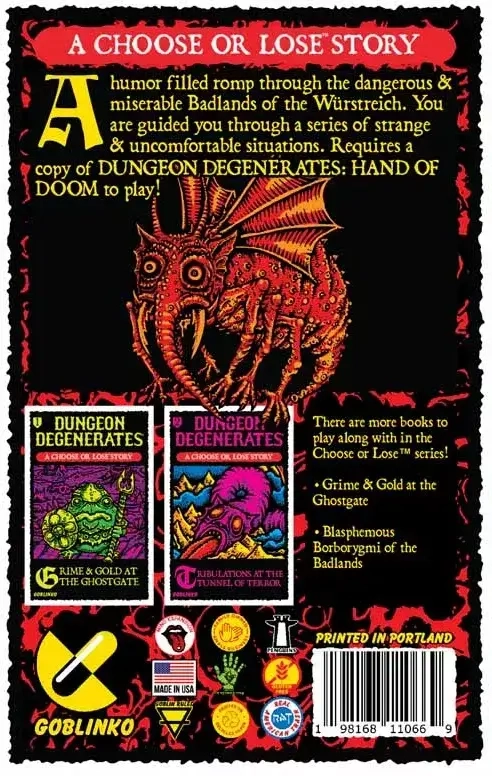 Dungeon Degenerates Blasphemous Boborygmi of the Badlands - EN