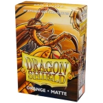 Dragon Shield Small Sleeves - Japanese Matte Orange (60 Sleeves)