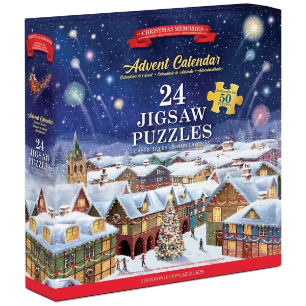 Puzzle Adventskalender - Erinnerungen an Weihnachten - 24 Puzzles