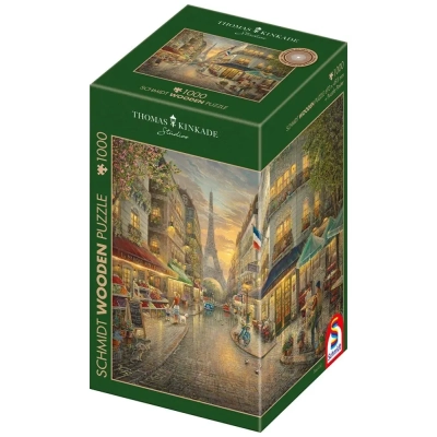 Holzpuzzle - Cáfe in Paris - Thomas Kinkade Studios