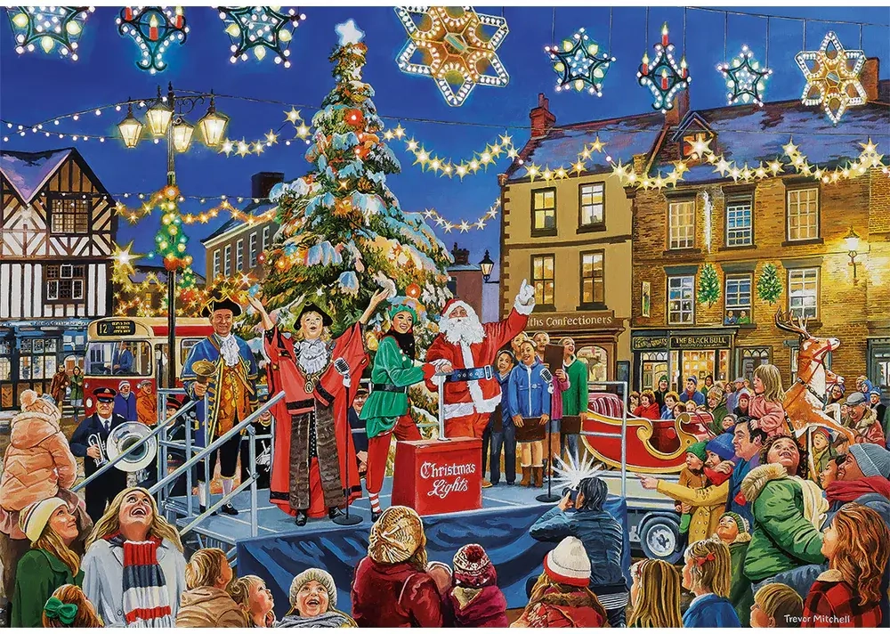 A  Christmas To Remember - 4x 500 Teile Puzzle