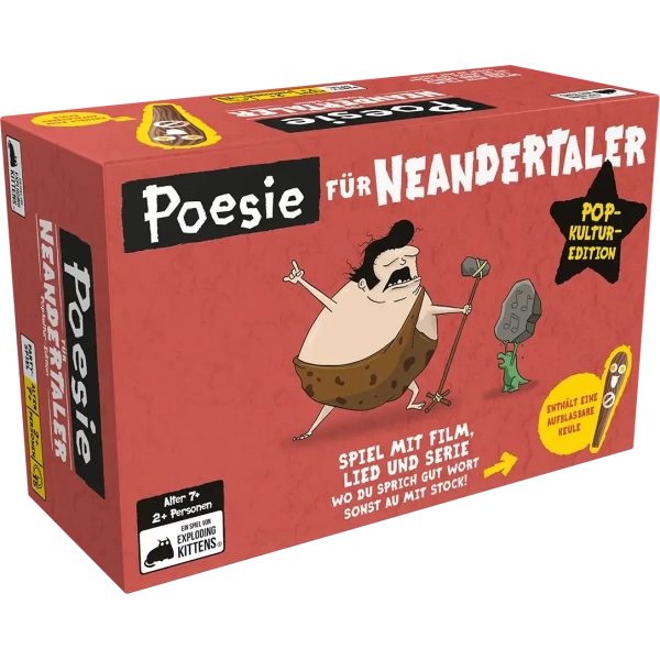 Poesie für Neandertaler: Popkultur - Edition DE