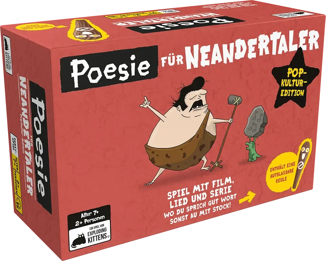 Poesie für Neandertaler: Popkultur - Edition DE