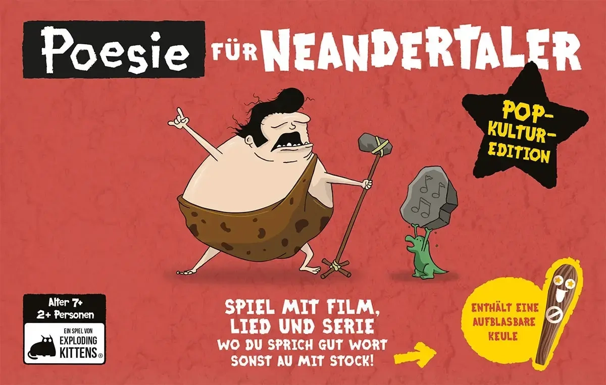 Poesie für Neandertaler: Popkultur - Edition DE