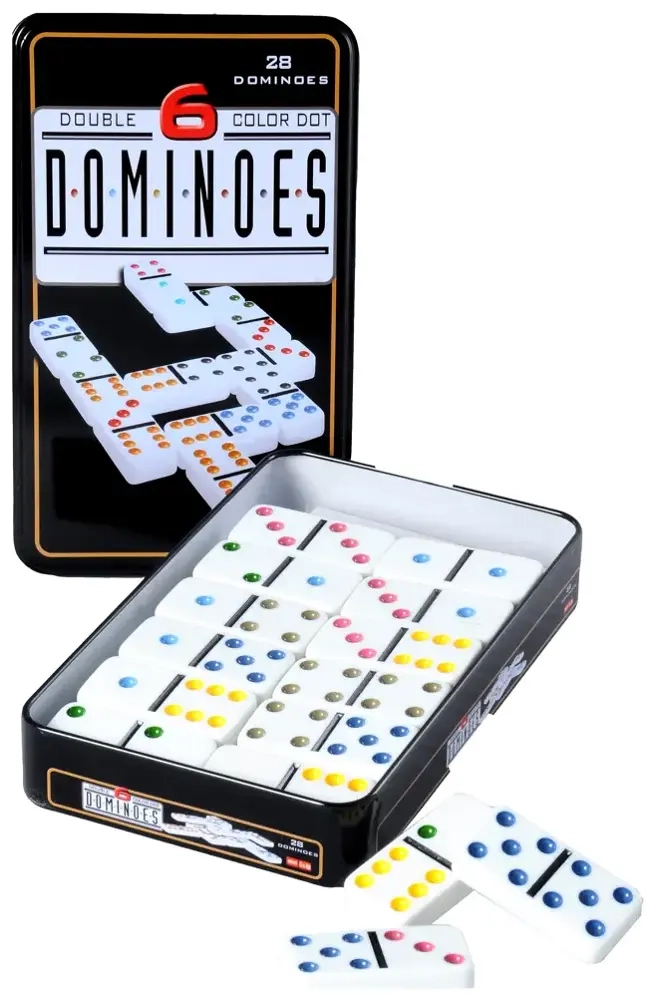 Domino Color 6, 28 Steine