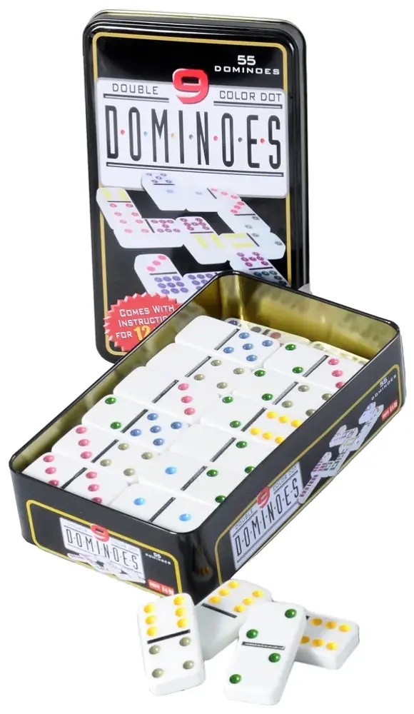 Domino Color 9, 55 Steine