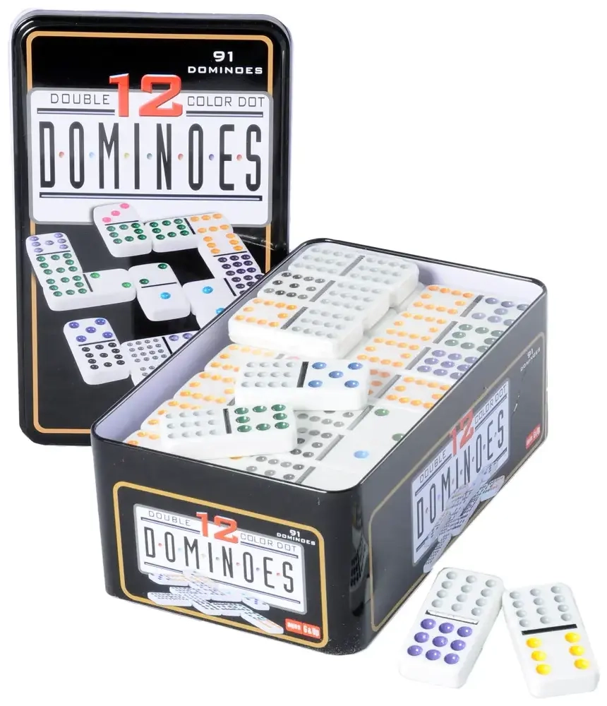 Domino Color 12, 91 Steine