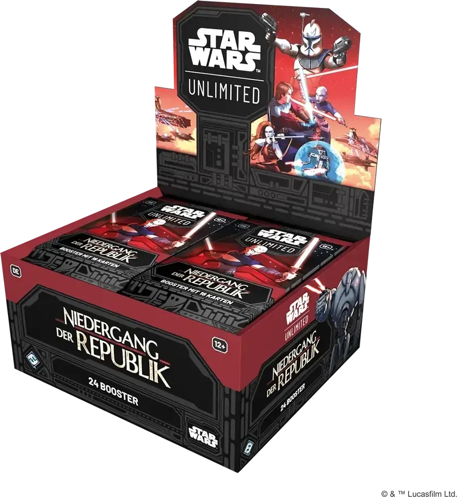 Star Wars: Unlimited - Niedergang der Republik Booster-Display (24) - DE