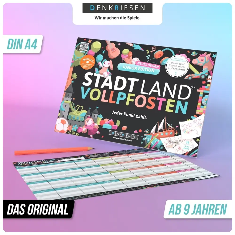 STADT LAND VOLLPFOSTEN – JUNIOR EDITION (DinA4-Format)