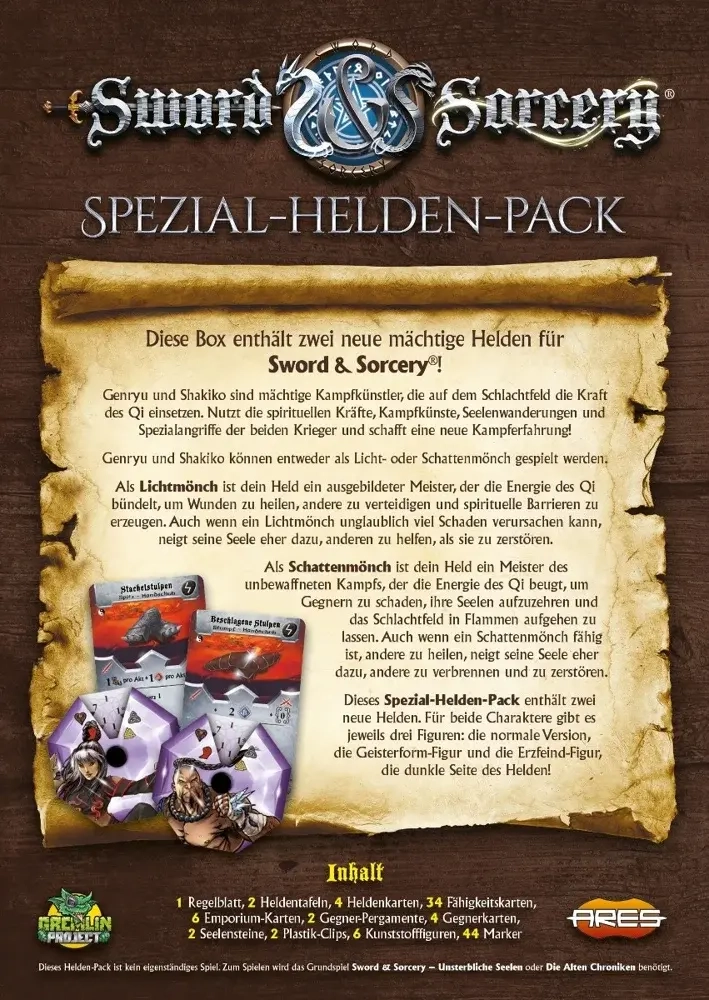 Sword & Sorcery: Die Alten Chroniken – Genryu/Shakiko Spezial-Helden-Pack