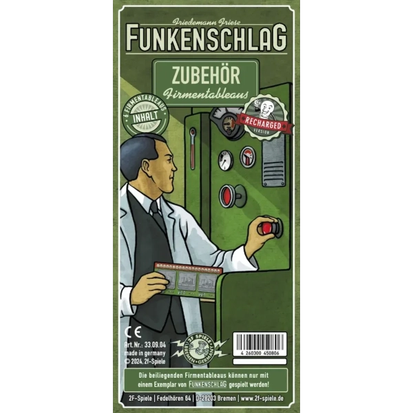 Funkenschlag Zubehör (Recharged Version): Firmentableaus - DE