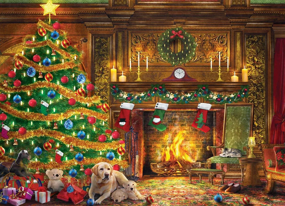 Weihnachts Labradors