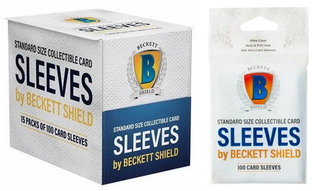 Beckett Shield Standard Card Sleeves (63x88mm) - (100 Sleeves)