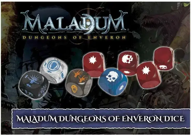 Maladum Dungeons of Enveron Dice / Würfel