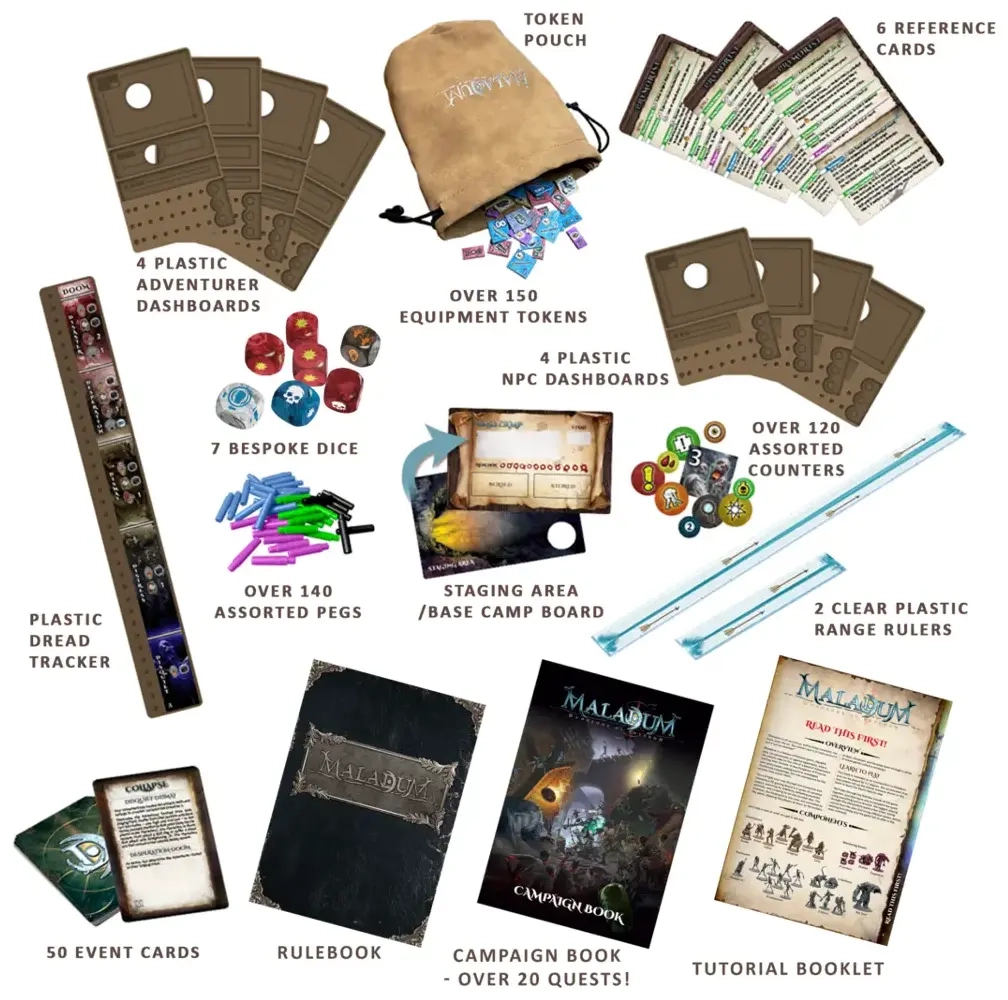 Maladum Dungeons of Enveron Starter Set - EN